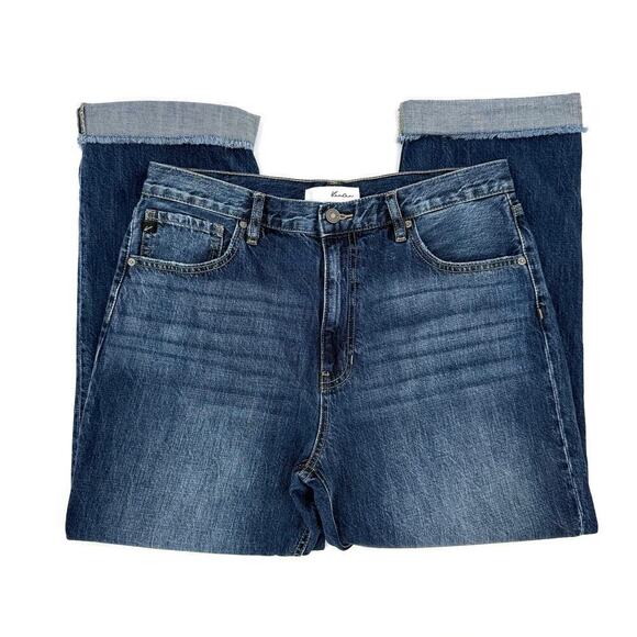 Kancan Finley High-Rise Straight Leg Jeans Relaxed Fit Women’s Size 13/30 Preppy - Picture 3 of 9